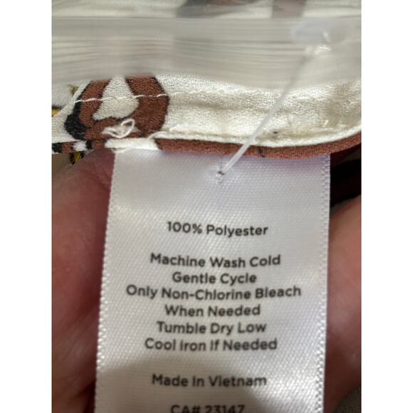 Talbots equestrian chain blouse w/bow, equestrian, elegant, classic, preppy - Picture 6 of 6